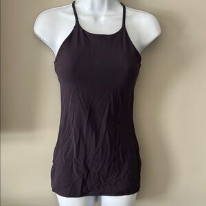 LULULEMON Women's Purple Halter Racerback Athletic Yoga Gym Workout Top Size 4